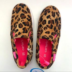 Leopard Print Girls Sneakers